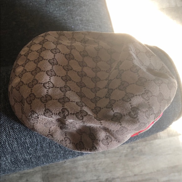 Gucci Tan Monogram Men's Hat - Picture 1 of 1
